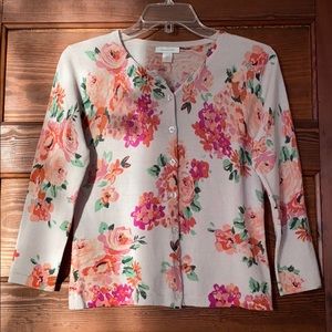 Garnet Hill Merino wool cardigan